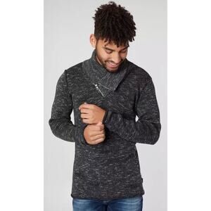 Nova Asymmetrical quarter zip sweater medium